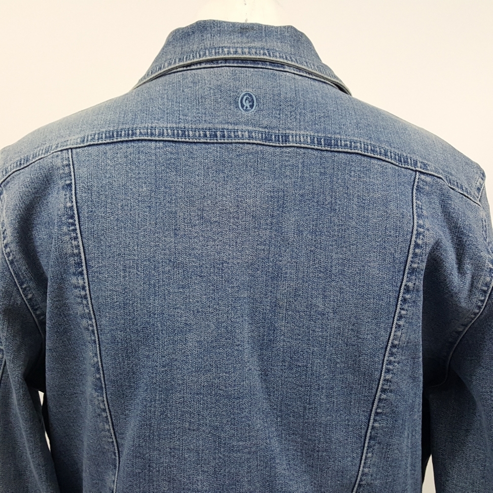 Christine Alexander Swavorski Denim Jean Jacket L - Picture 13 of 13